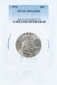 1950-P PCGS MS64FBL Franklin Half Dollar Full Bell Lines 50C