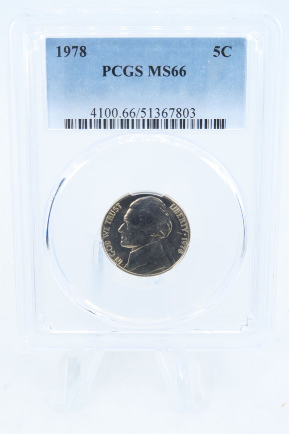 1978-P PCGS MS66 Jefferson Nickel Business Strike 5C