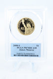 2008-S PCGS PR70DCAM James Monroe Presidential Dollar Proof