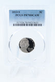 2013-S PCGS PR70DCAM Jefferson Nickel Proof 5C