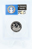 2009-S PCGS PR70DCAM Northern Mariana Islands Quarter Proof 25C