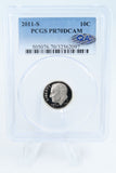 2011-S PCGS PR70DCAM Roosevelt Dime Proof 10C
