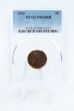 1939-P PCGS PR65RB Lincoln Wheat Cent Proof 1C