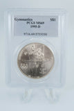 1995-D PCGS MS69 Gymnastics Commemorative Silver Dollar Business Strike