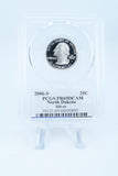 2006-S PCGS PR69DCAM Silver North Dakota State Quarter Proof 25C