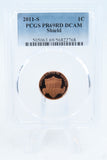2011-S PCGS PR69DCAM Lincoln Shield Cent Proof 1C