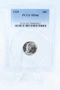 1939-P PCGS MS66 Mercury Dime Business Strike 10C