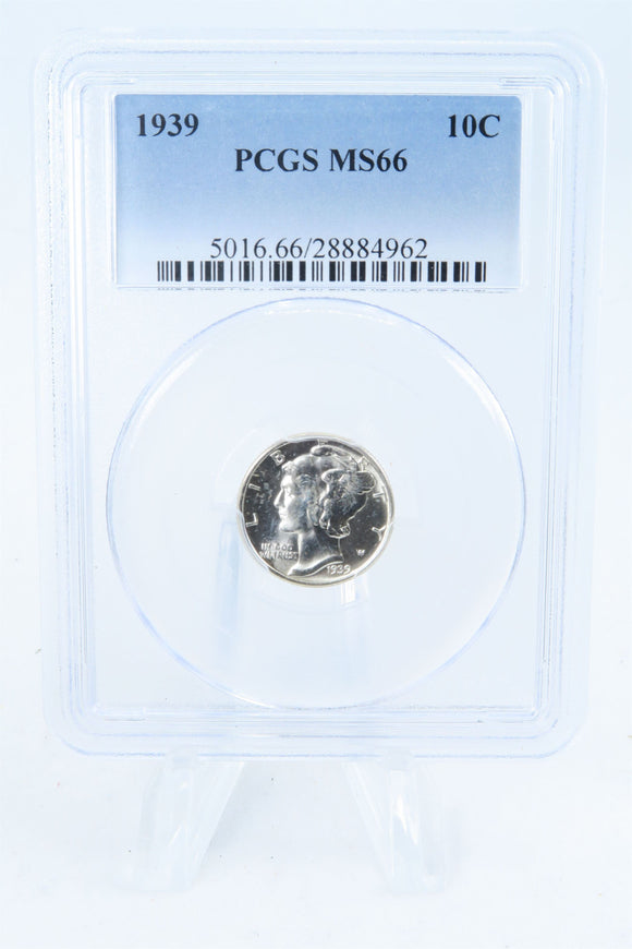 1939-P PCGS MS66 Mercury Dime Business Strike 10C
