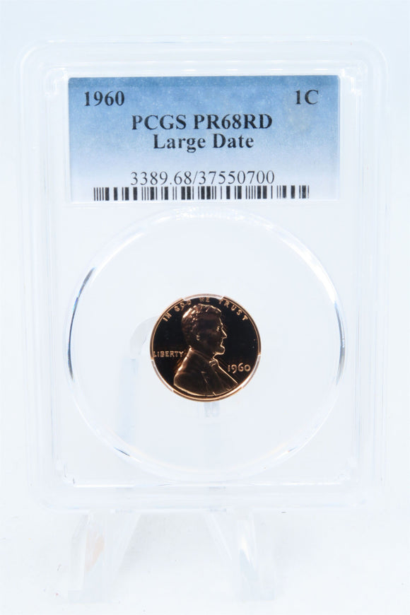 1960-P PCGS PR68RD Lincoln Memorial Cent Proof 1C