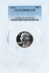 1956-P PCGS PR68CAM Washington Quarter Proof 25C