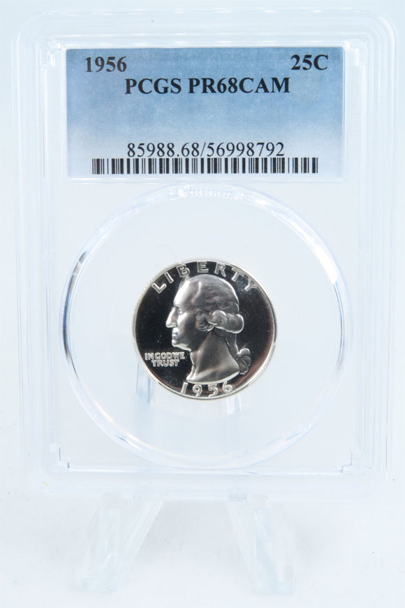 1956-P PCGS PR68CAM Washington Quarter Proof 25C