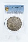 1897-P PCGS MS62 Morgan Dollar Business Strike