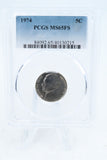 1974-P PCGS MS65FS Jefferson Nickel Full Steps Business Strike 5C