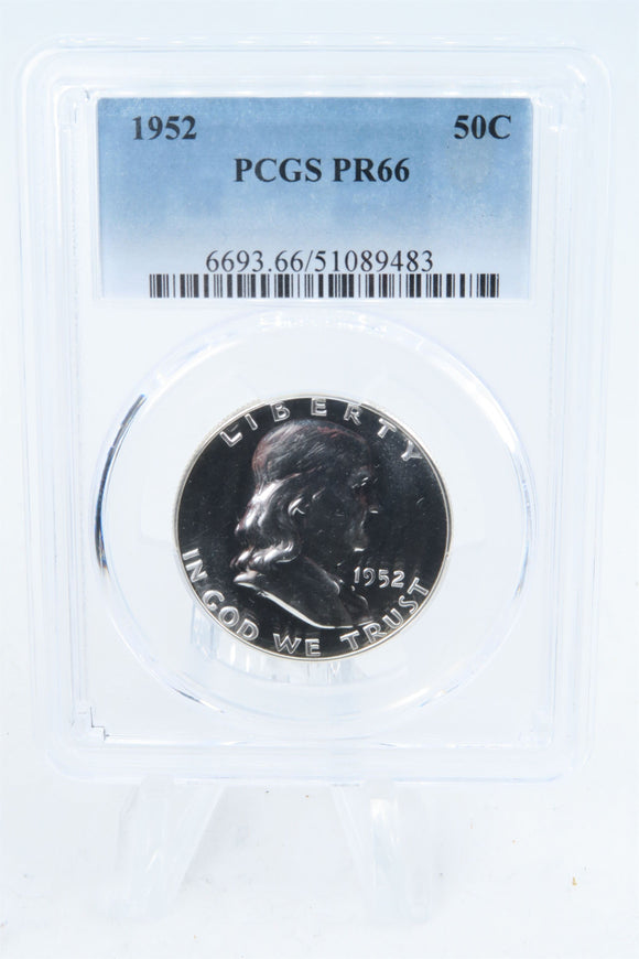 1952-P PCGS PR66 Franklin Half Dollar Proof 50C