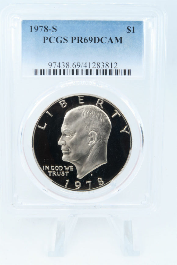 1978-S PCGS PR69DCAM Eisenhower Ike Dollar Proof