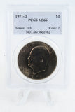 1971-D PCGS MS66 Eisenhower Ike Dollar Business Strike