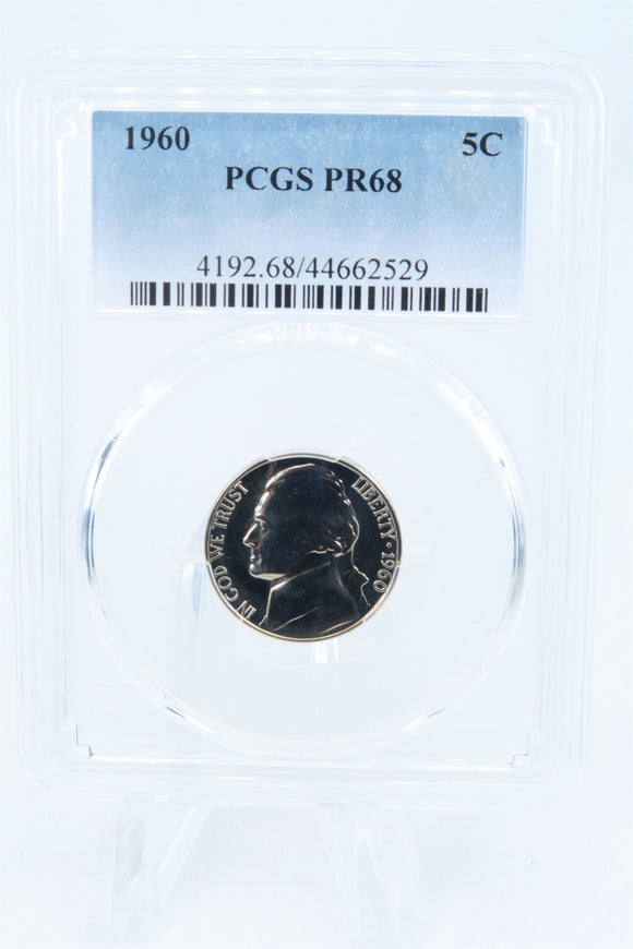 1960-P PCGS PR68 Jefferson Nickel Proof 5C