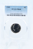 1960-P PCGS PR68 Jefferson Nickel Proof 5C