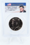 2014-P PCGS SP68 50th Anniversary Set Kennedy Half Dollar 50C