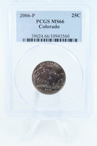 2006-P PCGS MS66 Colorado State Quarter Business Strike 25C