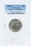 1949-S PCGS MS66 Booker T. Washington Classic Commemorative Half Dollar 50C