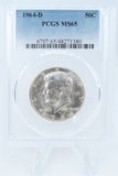 1964-D PCGS MS65 Kennedy Silver Half Dollar Business Strike 50C