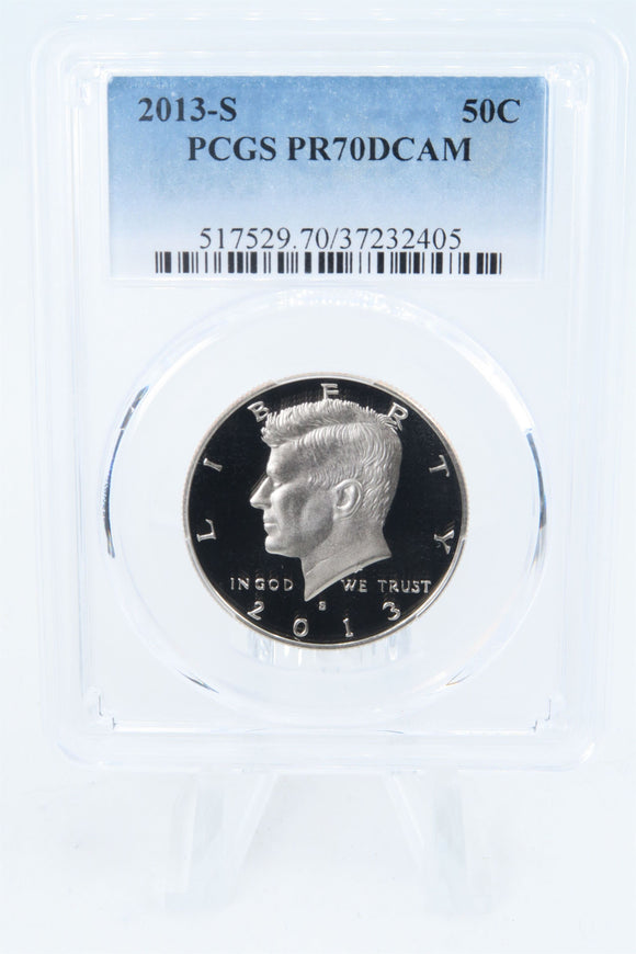 2013-S PCGS PR70DCAM Kennedy Half Dollar Proof 50C