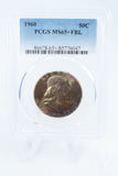 1960-P PCGS MS65+FBL Franklin Half Dollar Full Bell Lines 50C