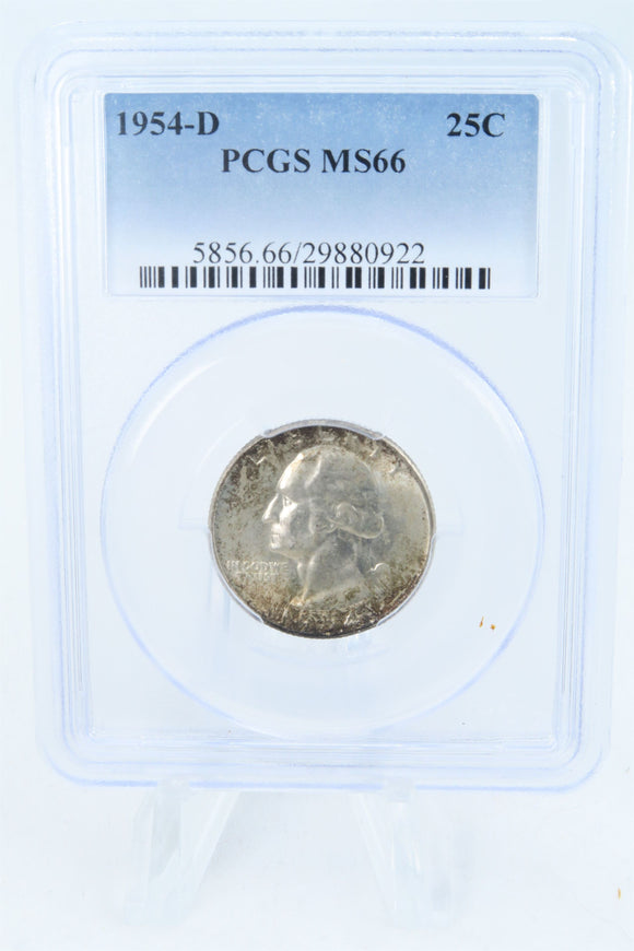 1954-D PCGS MS66 Washington Quarter Business Strike 25C