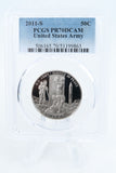 2011-S PCGS PR70DCAM United States Army Commemorative Half Dollar Proof 50C