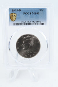 1995-D PCGS MS66 Kennedy Half Dollar Business Strike 50C