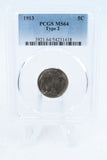 1913-P PCGS MS64 Type 2 Buffalo Nickel Business Strike 5C