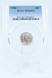 1940-P PCGS MS66FB Mercury Dime Business Strike 10C