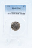 1928-P PCGS MS64 Buffalo Nickel Business Strike 5C