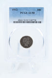 1912-P PCGS AU50 Barber Dime Business Strike 10C