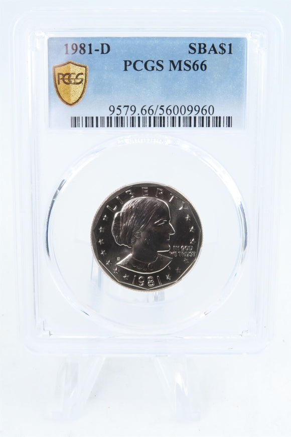 1981-D PCGS MS66 Susan B. Anthony Dollar Business Strike