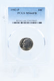 1982-P PCGS MS66FB Roosevelt Dime Business Strike 10C