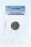 1919-P PCGS MS64 Buffalo Nickel Business Strike 5C