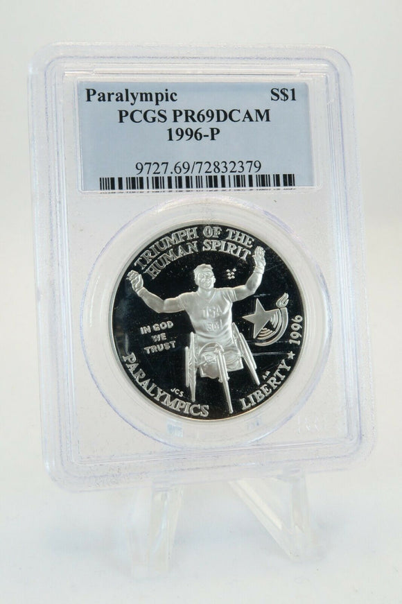 1996-P PCGS PR69DCAM Paralympic Modern Commemorative Silver Proof