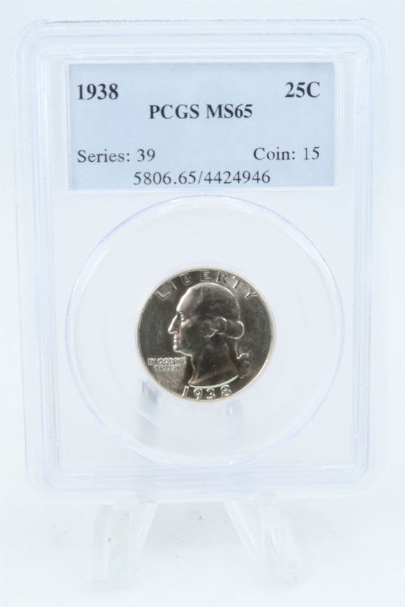 1938-P PCGS MS65 Washington Quarter Business Strike 25C