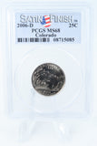 2006-D PCGS SP68 Colorado Satin Finish State Quarter 25C