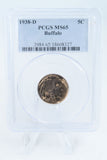 1938-D PCGS MS65 Buffalo Nickel Business Strike 5C