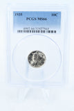 1935-P PCGS MS66 Mercury Dime Business Strike 10C