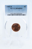 1985-D PCGS MS68RD Lincoln Memorial Cent Business Strike 1C