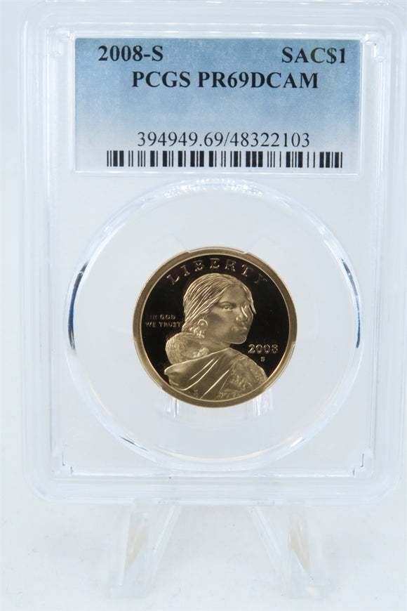 2008-S PCGS PR69DCAM Sacagawea Dollar Proof