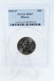 2003-P PCGS MS67 Illinois State Quarter Business Strike 25C