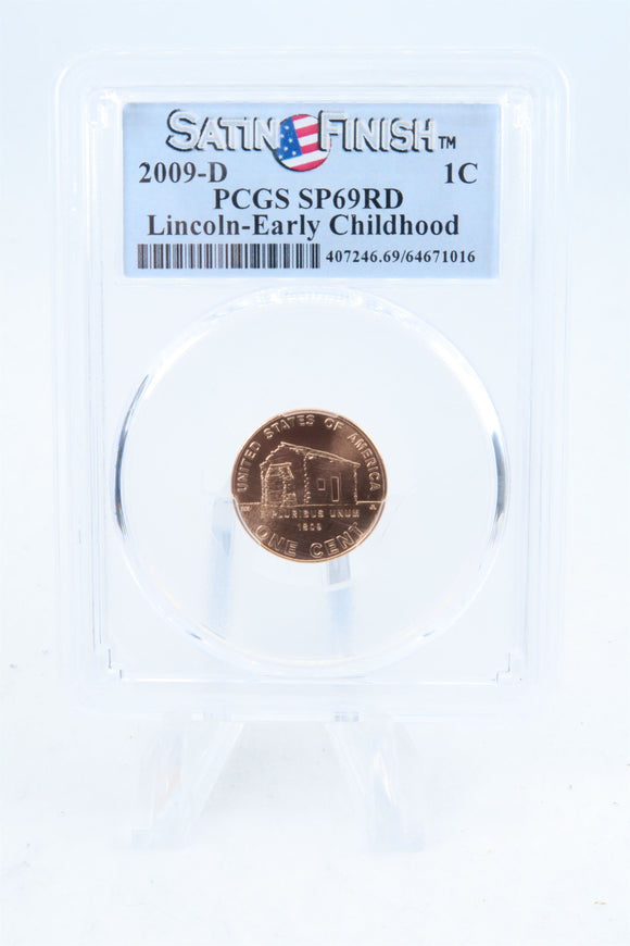 【希少】PCGS MS65RD タイ 2008 銅メダル こどもの日 2009-D PCGS SP69RD Lincoln-Early Childhood Satin Finish 1C