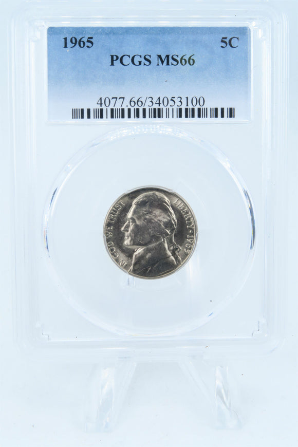 1965-P PCGS MS66 Jefferson Nickel Business Strike 5C