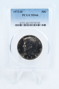 1973-D PCGS MS66 Kennedy Half Dollar Business Strike 50C