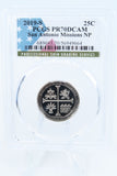 2019-S PCGS PR70DCAM San Antonio Missions NP Quarter Proof 25C